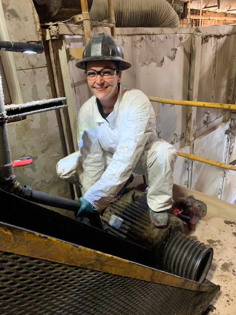 Amanda Monreal (on the job at Marathon Petroleum Corporation in Long Beach, CA)