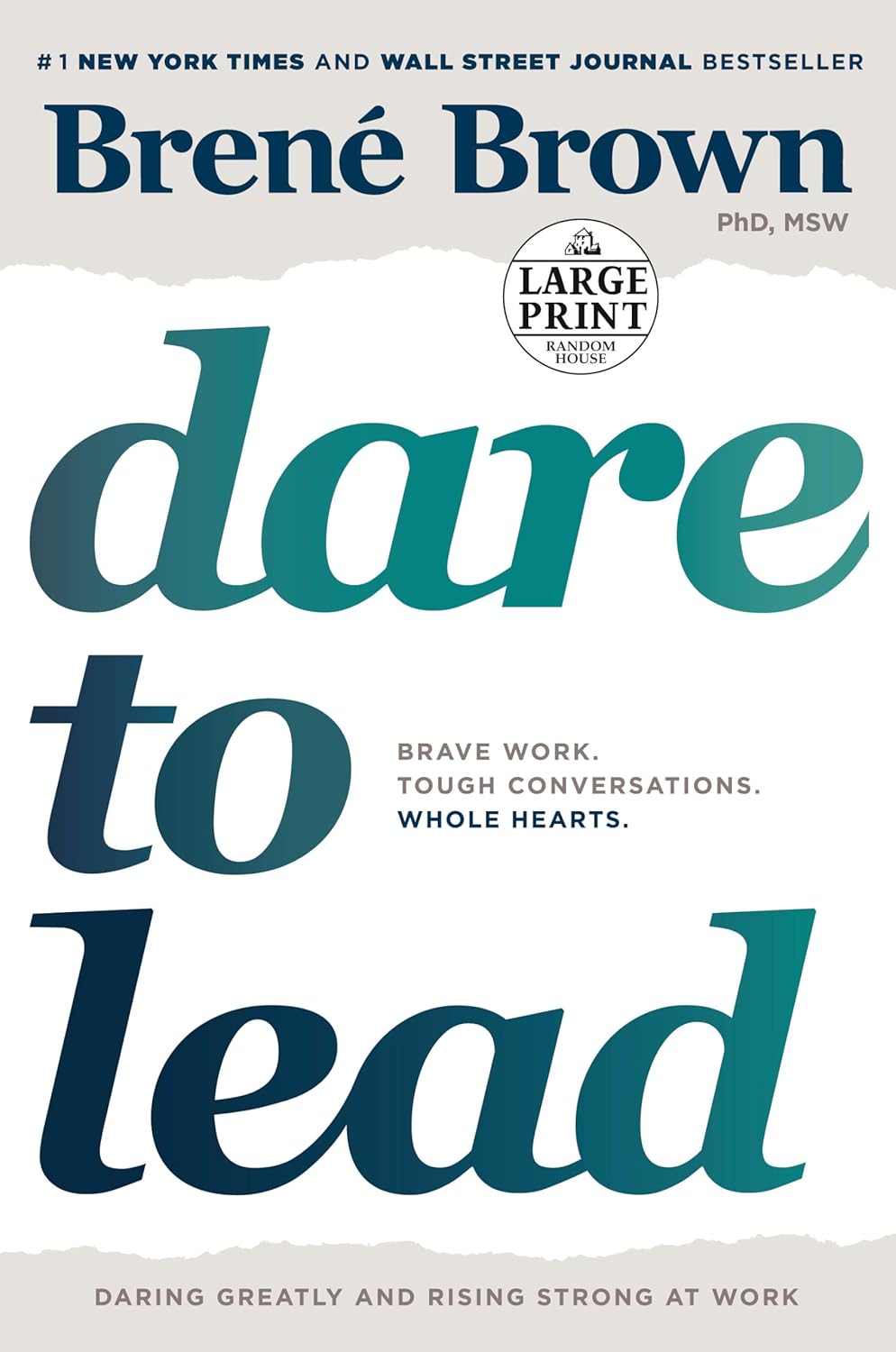 Cover of Dare to Lead by Brene Brown